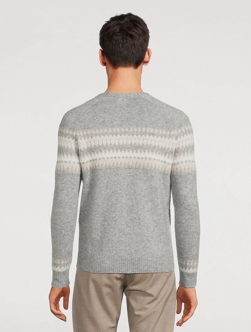 Cashmere and Silk Crewneck Sweater