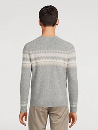 Cashmere and Silk Crewneck Sweater