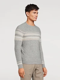 Cashmere and Silk Crewneck Sweater