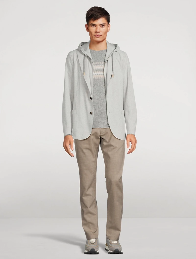 Cashmere and Silk Crewneck Sweater
