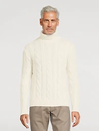 Wool And Cashmere Turtleneck Sweater