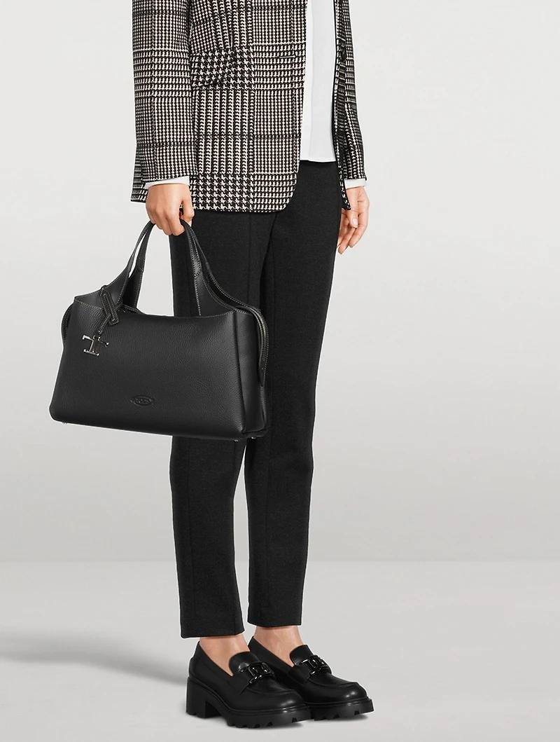 Leather Heeled Loafers