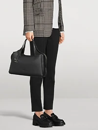 Leather Heeled Loafers