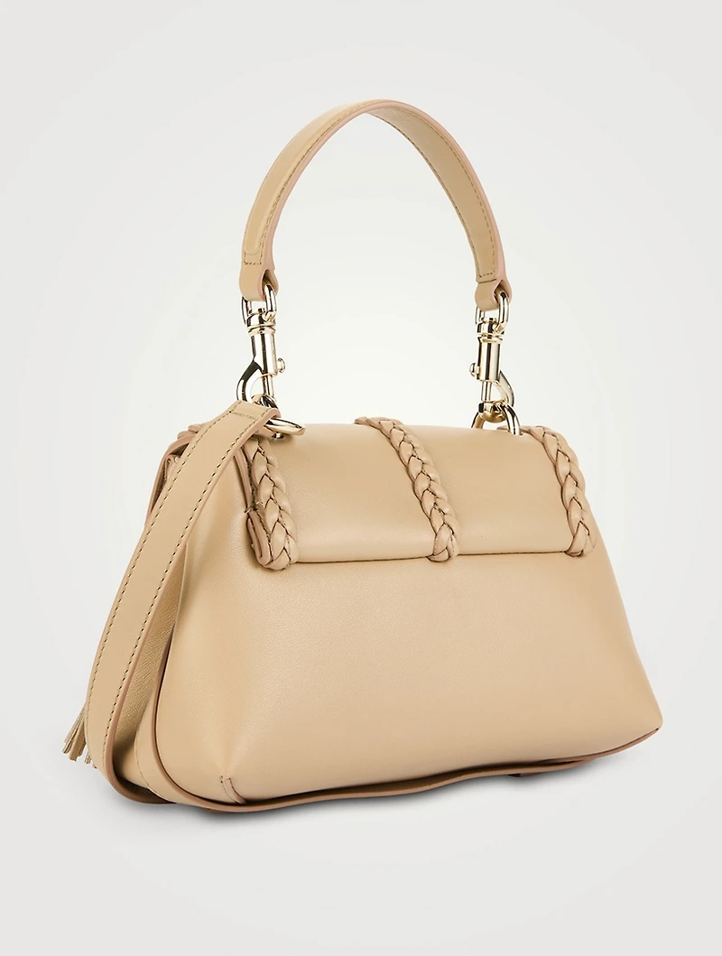 Mini Penelope Leather Shoulder Bag