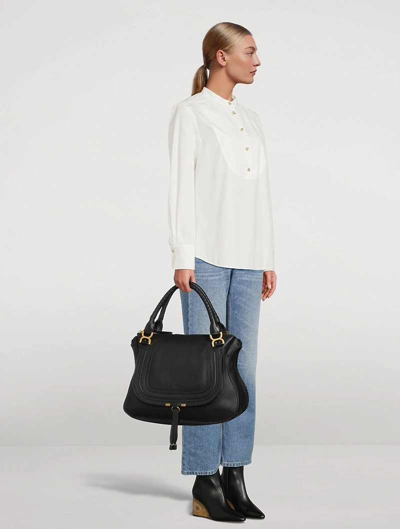 Large Marcie Leather Bag