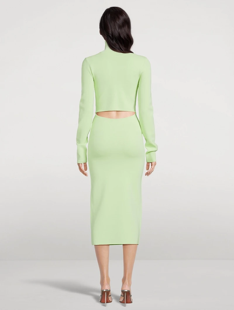 Suno Cut-Out Knit Dress