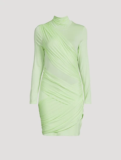 Kores Draped Mini Dress
