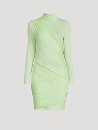Kores Draped Mini Dress