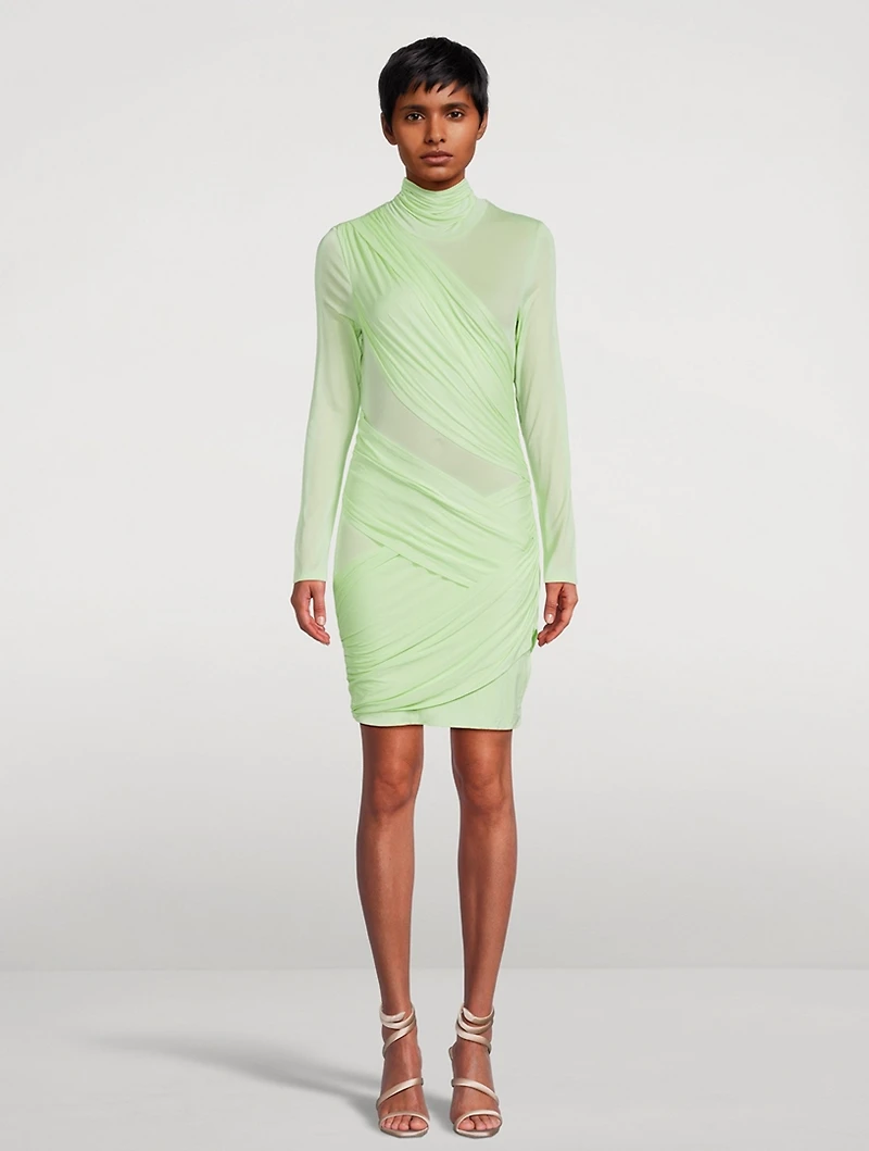 Kores Draped Mini Dress