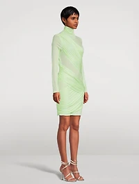 Kores Draped Mini Dress