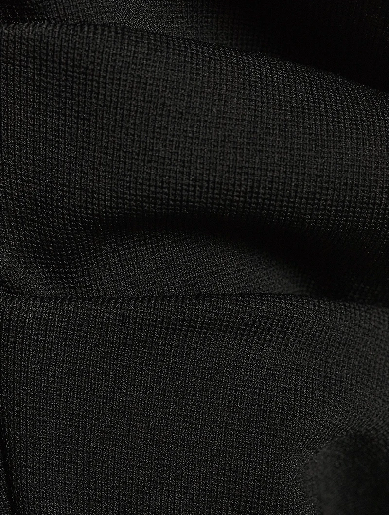 Girona Ruched-Sleeve Mini Dress