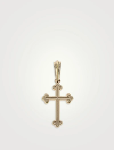 10K Gold Traditional Cross Pendant