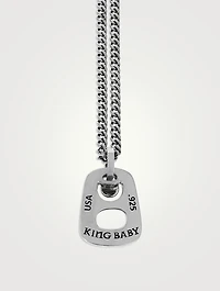 Silver Pop Top Pendant Necklace
