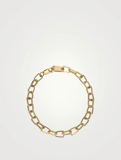 10K Gold Pop-Top Cut-Out Bracelet