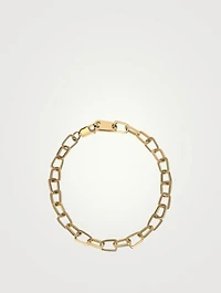 10K Gold Pop-Top Cut-Out Bracelet