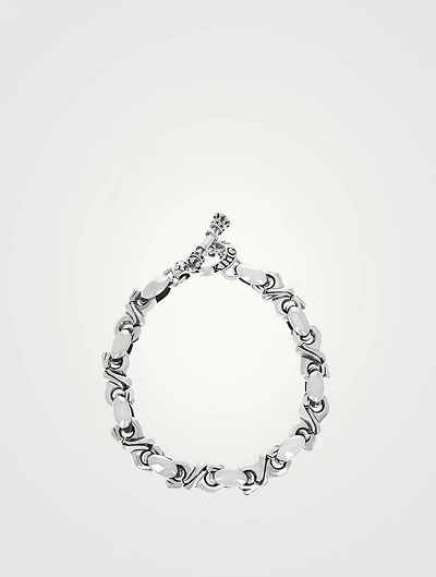Small Silver S-Link Bracelet
