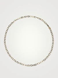 10K Gold Pop-Top Cut-Out Necklace