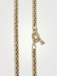 10K Gold Small Infinity Link Necklace