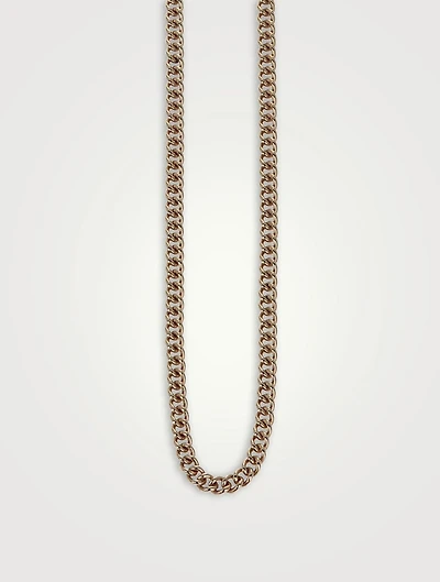 10K Gold Fine Curb Link Necklace