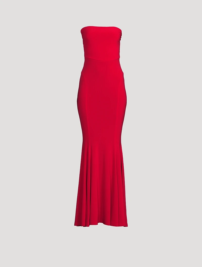 Strapless Fishtail Gown