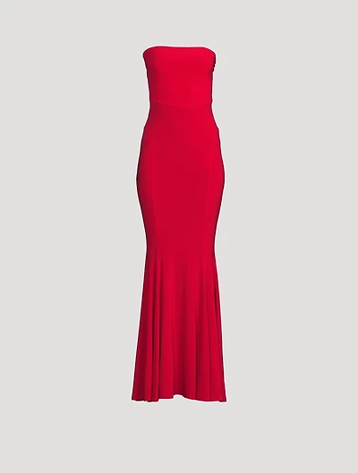 Strapless Fishtail Gown
