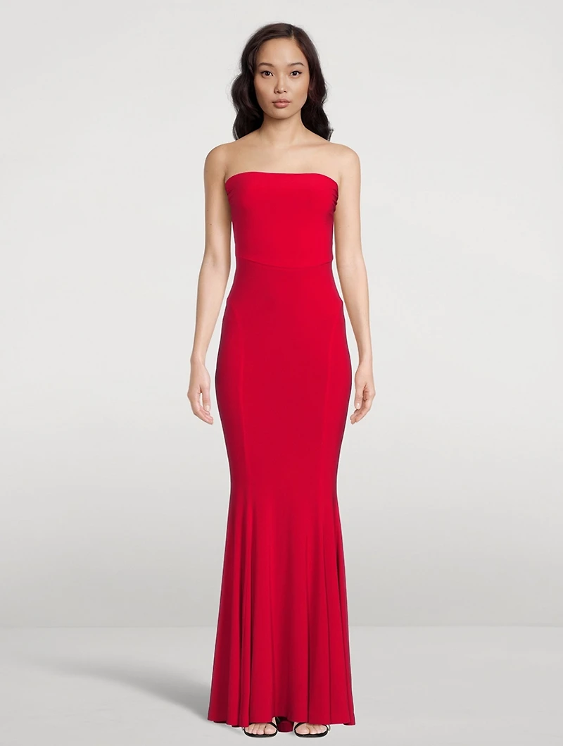 Strapless Fishtail Gown