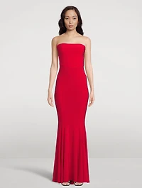Strapless Fishtail Gown