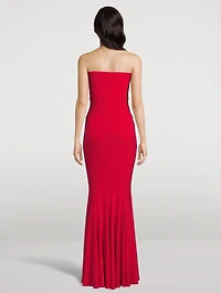 Strapless Fishtail Gown