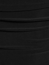 Long-Sleeve Turtleneck Mini Dress