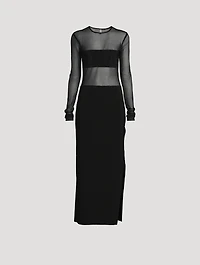 Dash Long Dress With Side Slit