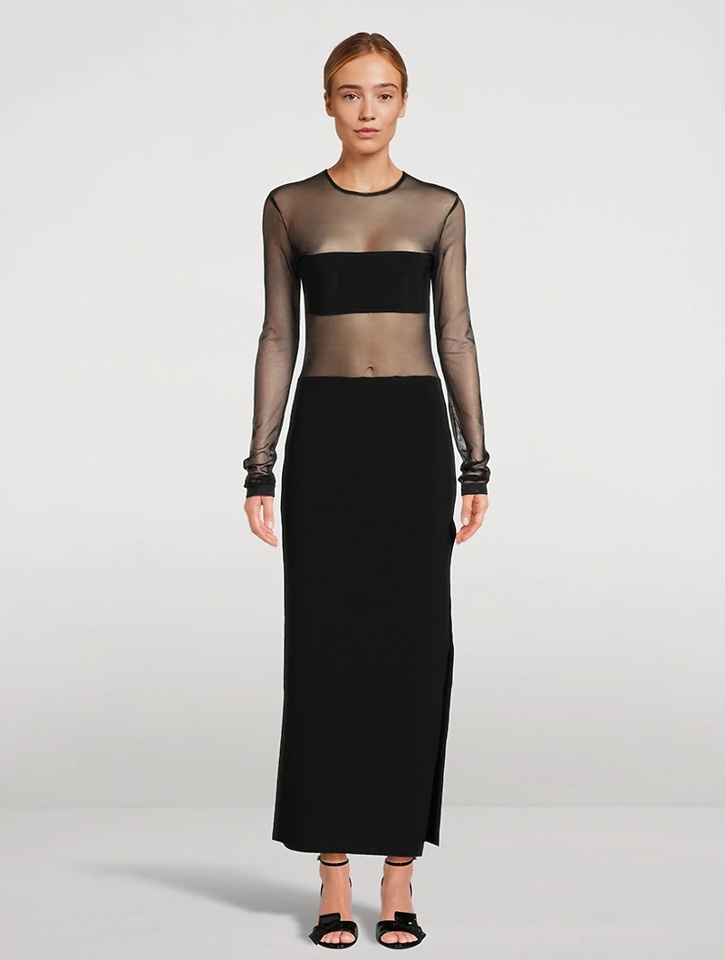 Dash Long Dress With Side Slit