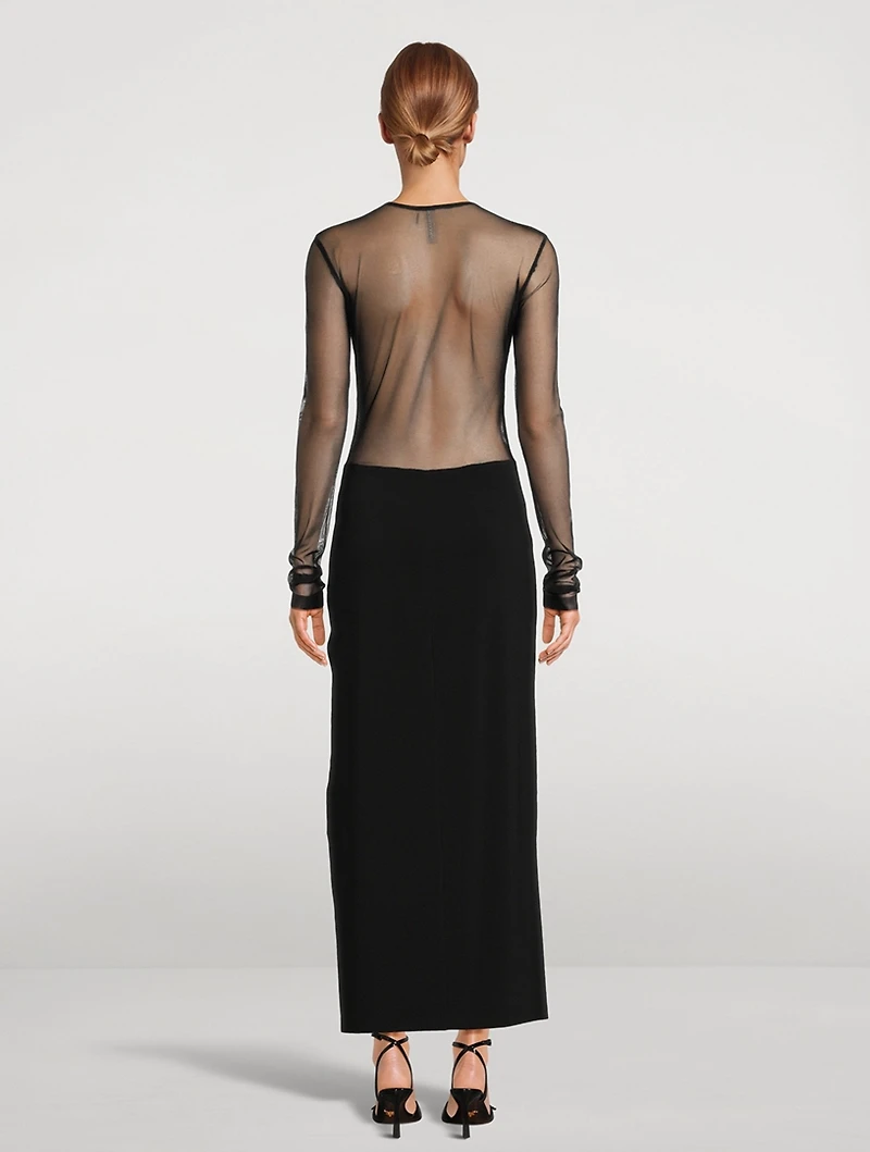 Dash Long Dress With Side Slit