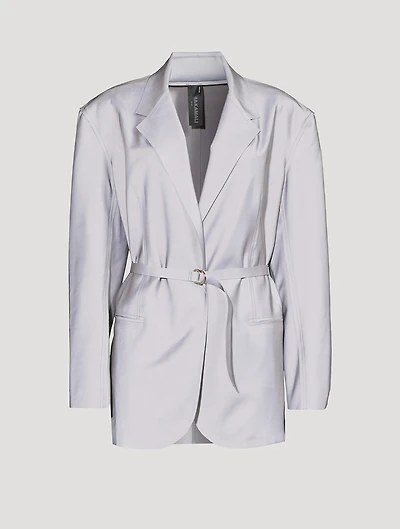 Oversized Single-Breasted Blazer