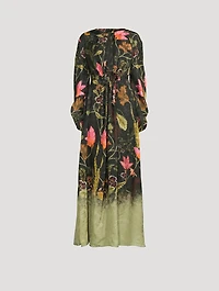 Antonieta Habitat Floral Jacquard Maxi Dress