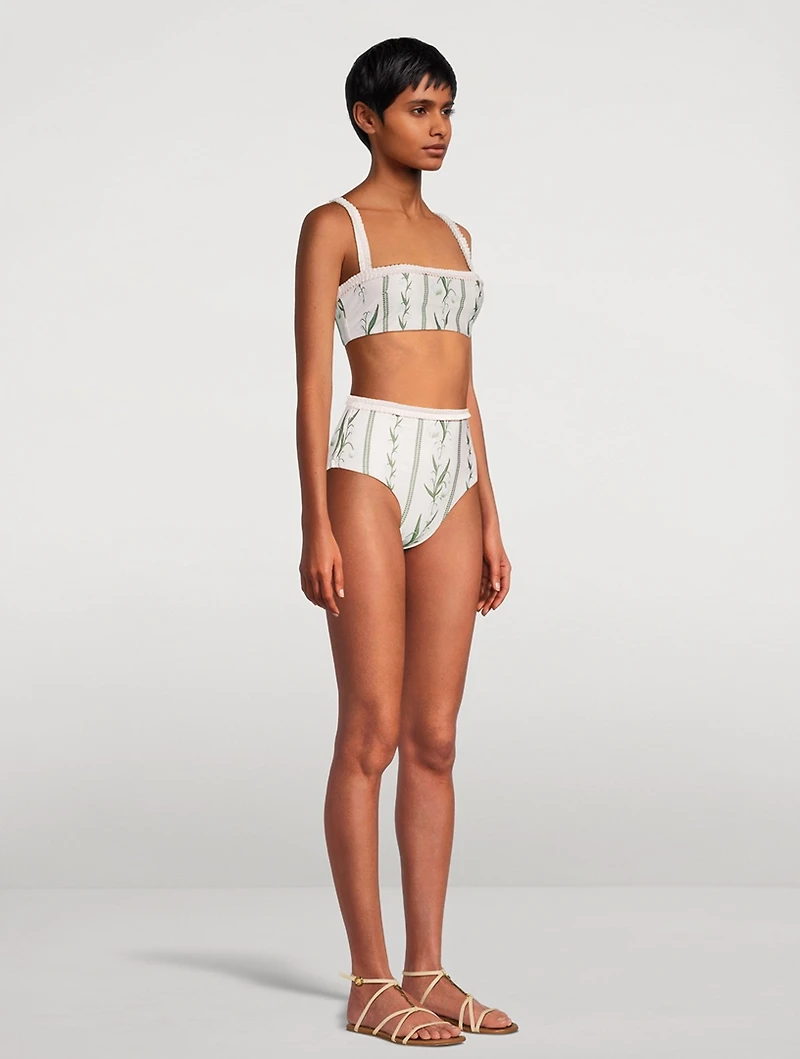 Nopal Perla Bikini Bottom Floral Print