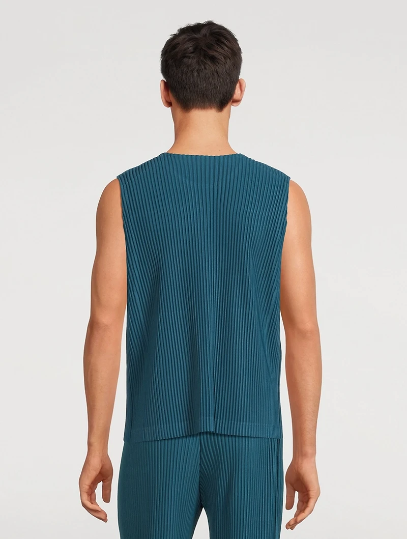 Tailored Pleats Vest