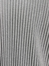 Heather Pleats Long-Sleeve T-Shirt