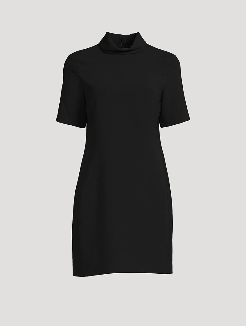 Roll-Neck Mini Dress