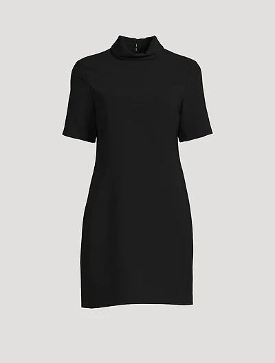 Roll-Neck Mini Dress