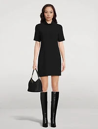 Roll-Neck Mini Dress