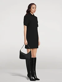 Roll-Neck Mini Dress