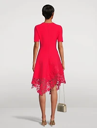 Gardenia Guipure Lace Midi Dress