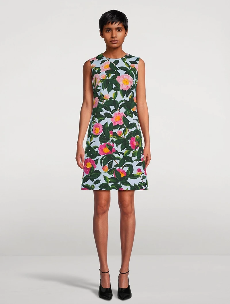 Shift Dress Camellia Print