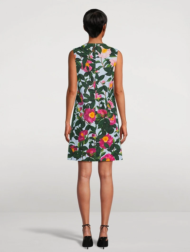 Shift Dress Camellia Print