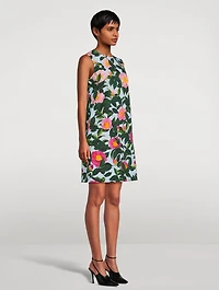 Shift Dress Camellia Print