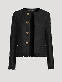 Gardenia Embroidered Tweed Jacket