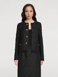 Gardenia Embroidered Tweed Jacket