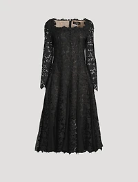 Gardenia Guipure Lace Midi Dress