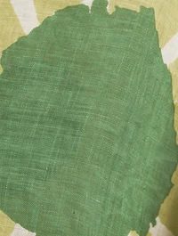 Linen Tie Shirt Aloe Flower Print