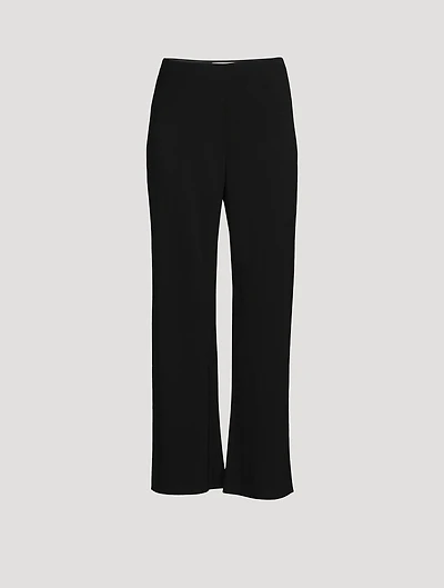 High-Waisted Bias Trousers